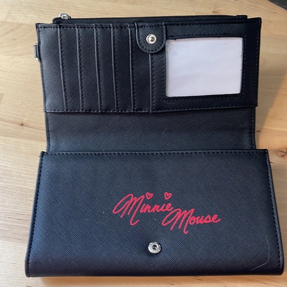 Disney Minnie Mouse Polka dot bow clutch wallet - Picture 4 of 11